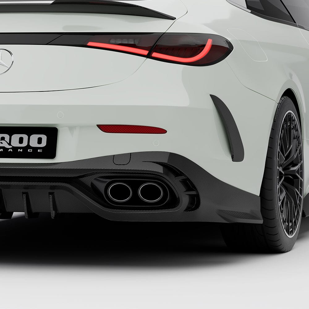 SOOQOO Rear Diffuser SOOQOO MERCEDES-AMG CLE 53 C236 Rear Diffuser In Prepreg Carbon Fiber