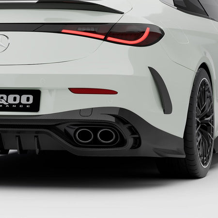 SOOQOO Rear Diffuser SOOQOO MERCEDES-AMG CLE 53 C236 Rear Diffuser In Prepreg Carbon Fiber