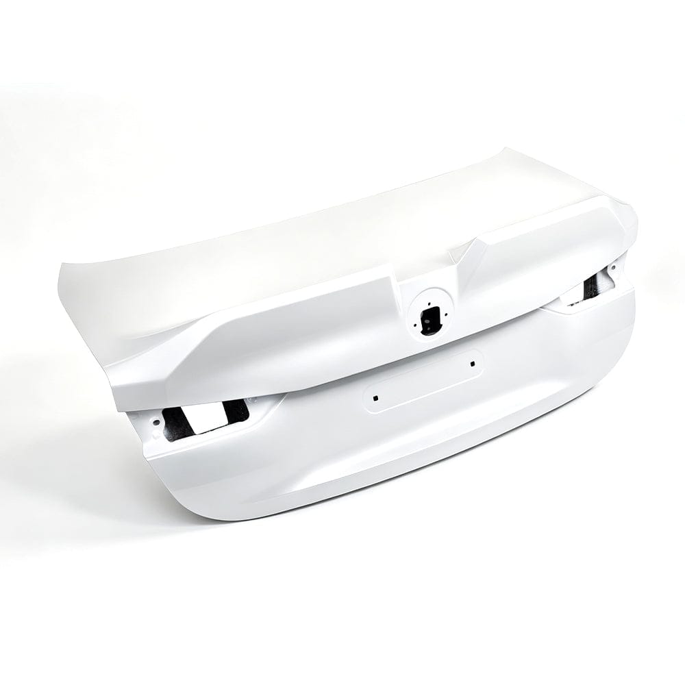 SOOQOO Rear Trunk Lid SOOQOO BMW M3 G80 Rear Trunk Lid In Primer Finish Carbon