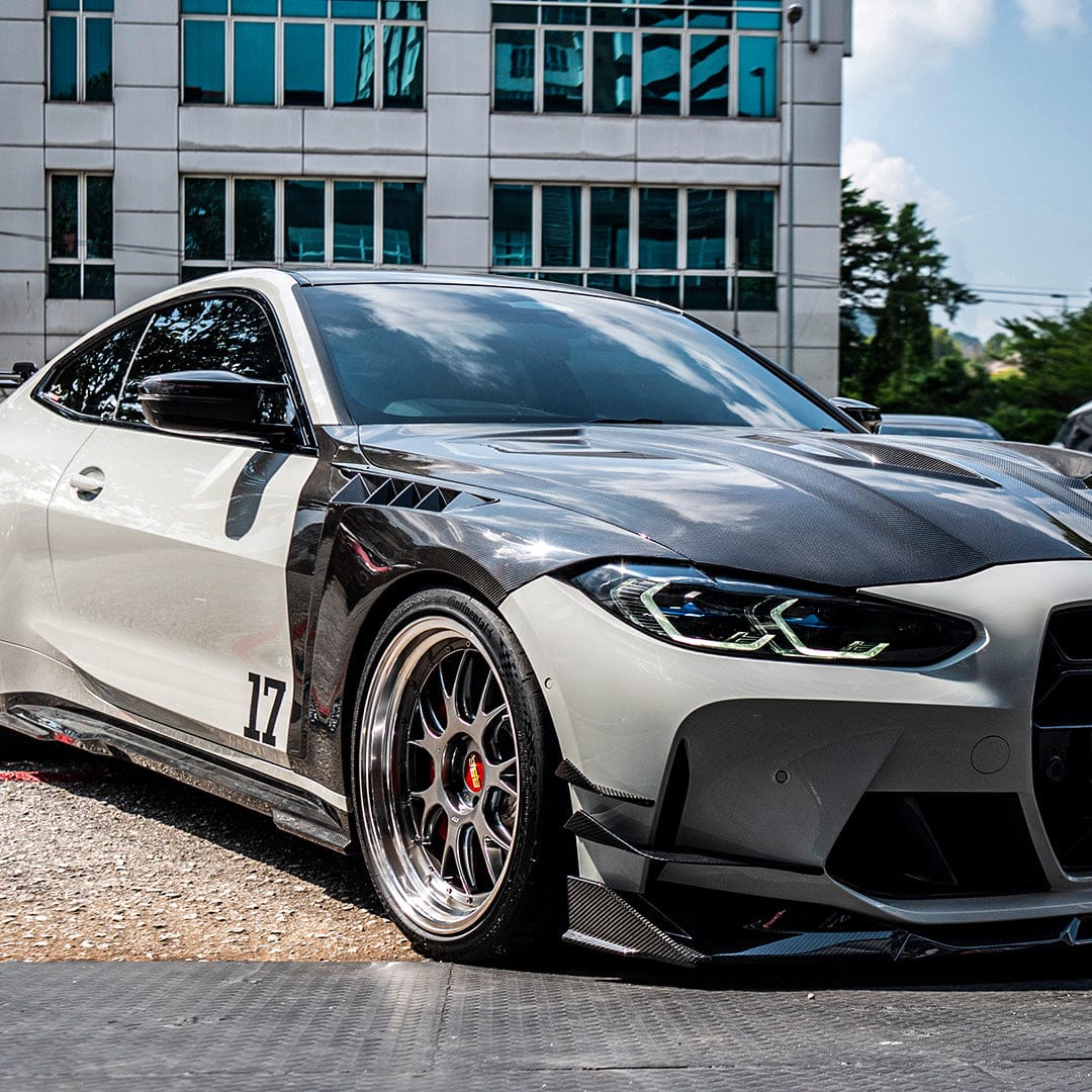 SOOQOO Side Fender SOOQOO BMW M4 G82 Side Fenders In Prepreg Carbon Fiber