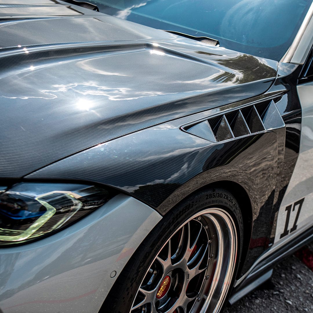 SOOQOO Side Fender SOOQOO BMW M4 G82 Side Fenders In Prepreg Carbon Fiber