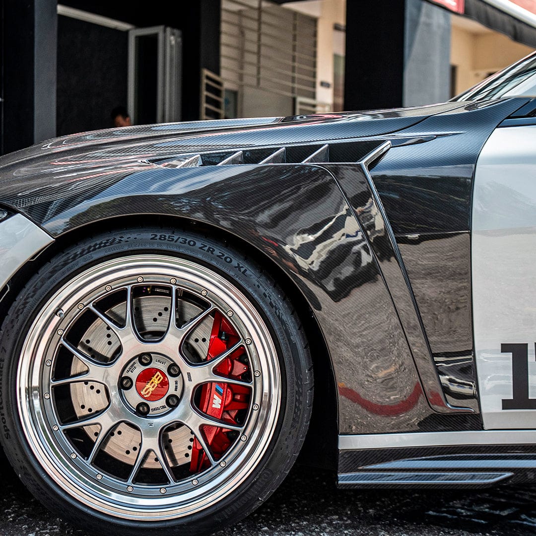 SOOQOO Side Fender SOOQOO BMW M4 G82 Side Fenders In Prepreg Carbon Fiber