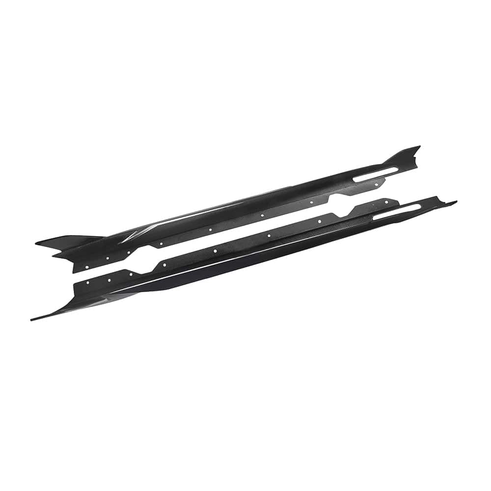 SOOQOO Side Skirt SOOQOO BMW 4 Series G22 Side Skirt In Prepreg Carbon Fiber