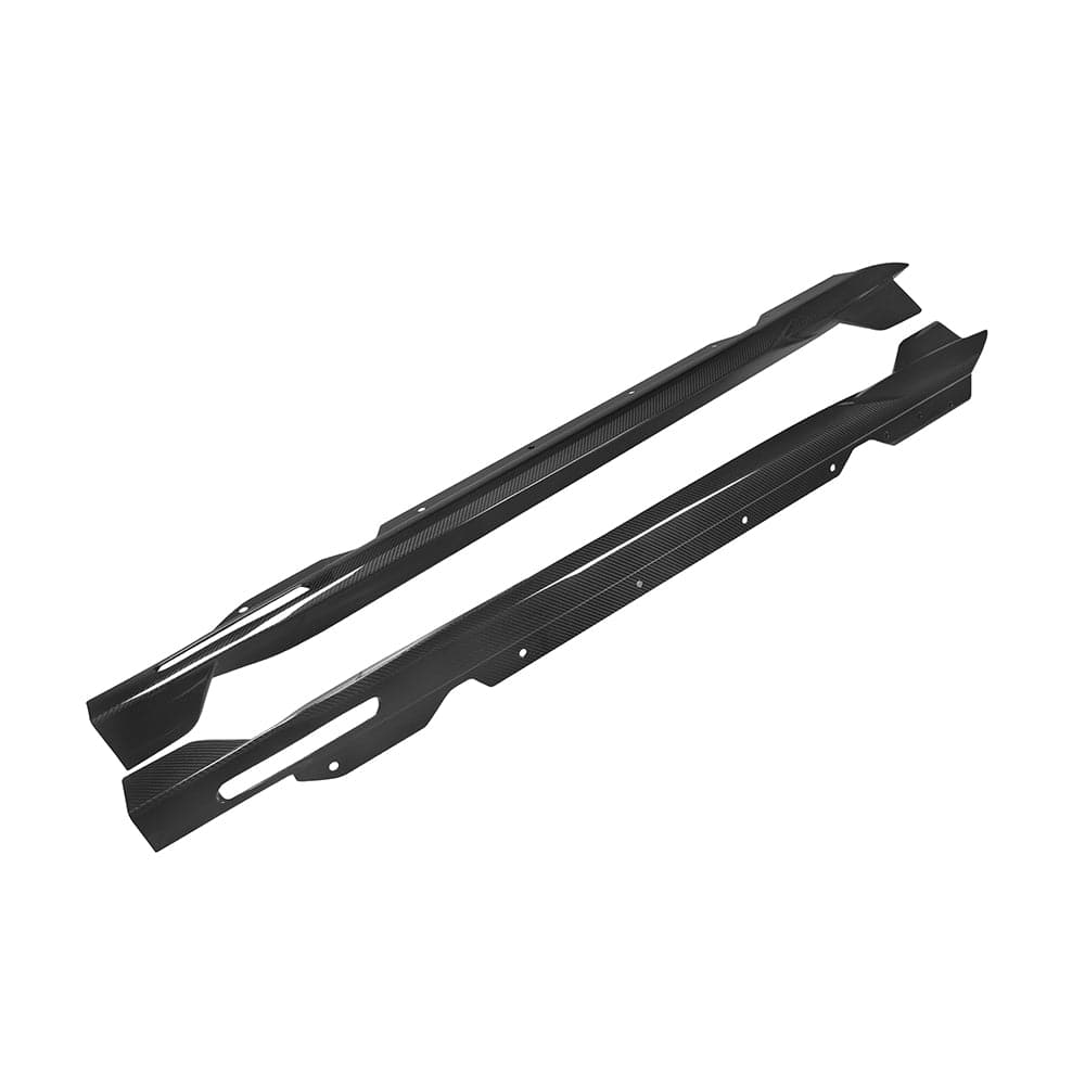 SOOQOO Side Skirt SOOQOO BMW 4 Series G22 Side Skirt In Prepreg Carbon Fiber
