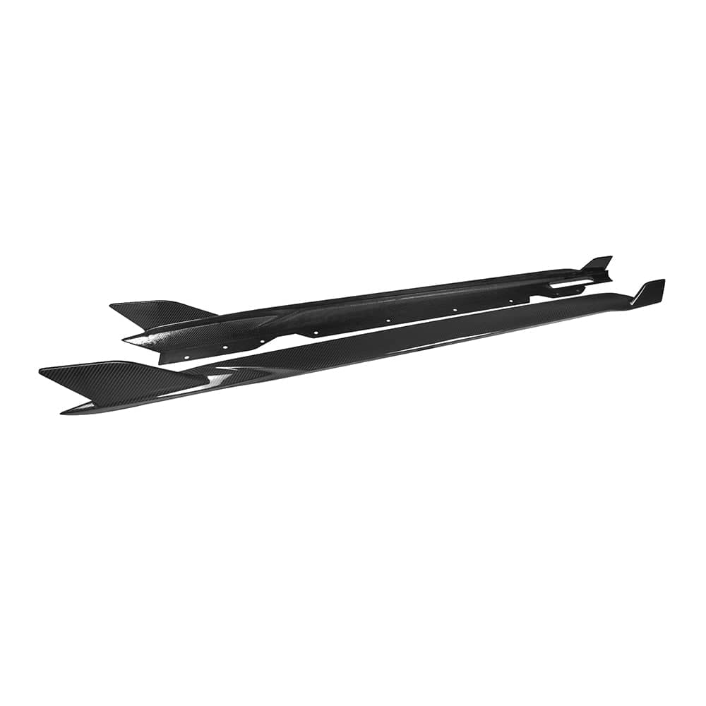 SOOQOO Side Skirt SOOQOO BMW 4 Series G22 Side Skirt In Prepreg Carbon Fiber