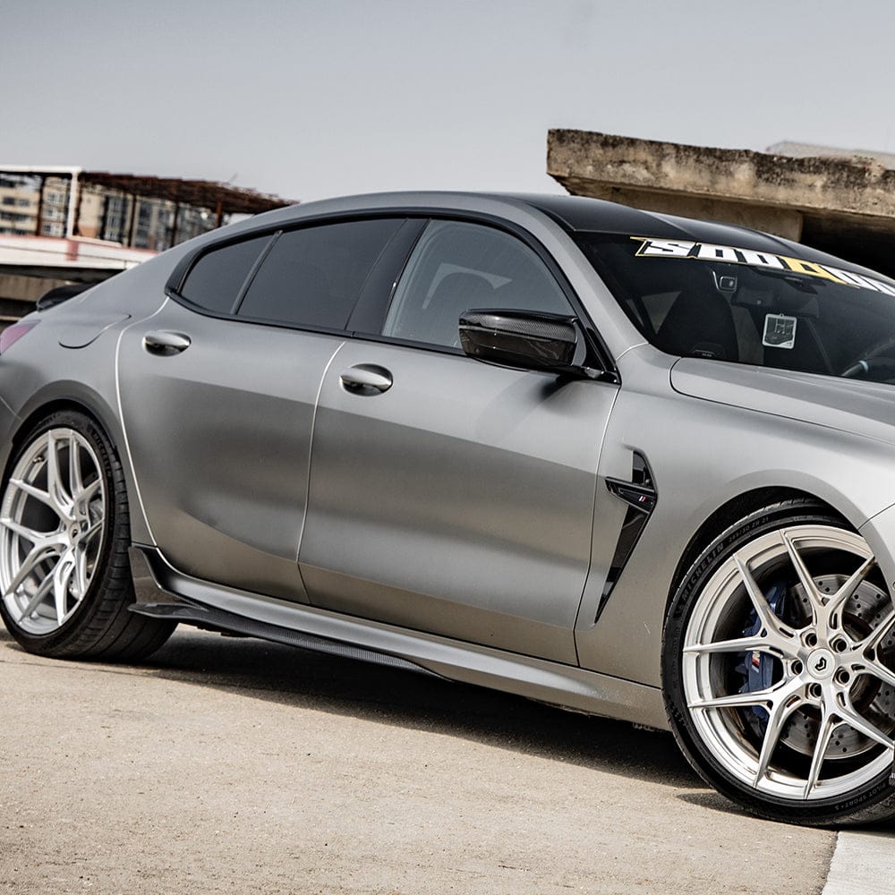 SOOQOO Side Skirt SOOQOO BMW M8 F93 Side Skirt In Prepreg Carbon Fiber