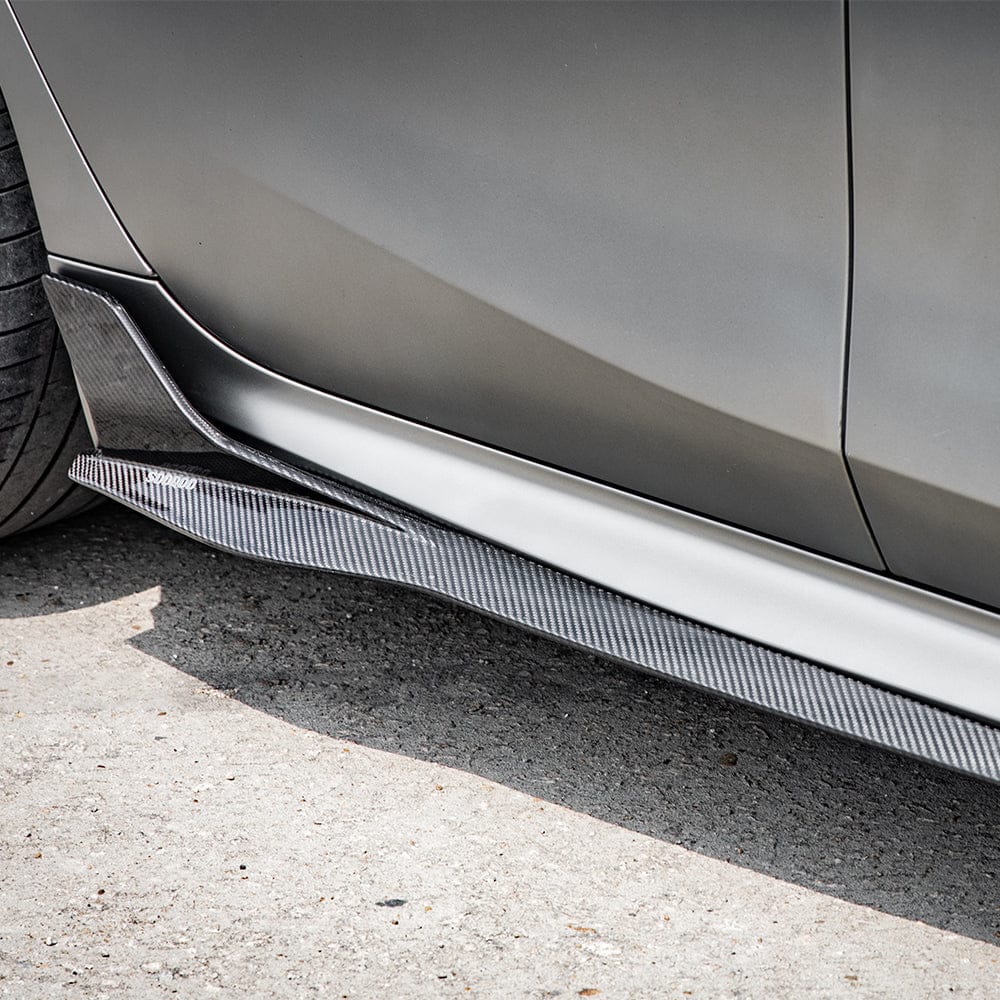 SOOQOO Side Skirt SOOQOO BMW M8 F93 Side Skirt In Prepreg Carbon Fiber