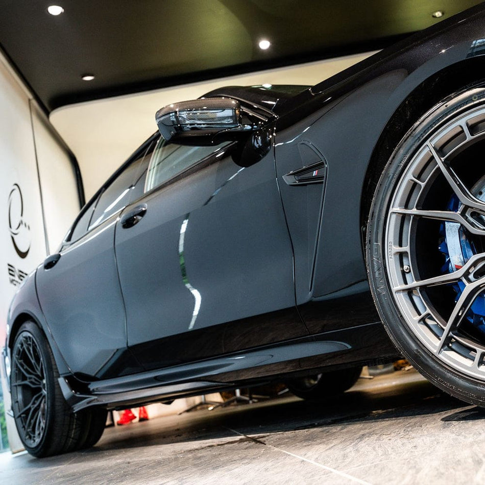 SOOQOO Side Skirt SOOQOO BMW M8 F93 Side Skirt In Prepreg Carbon Fiber