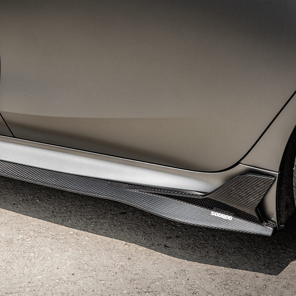 SOOQOO Side Skirt SOOQOO BMW M8 F93 Side Skirt In Prepreg Carbon Fiber