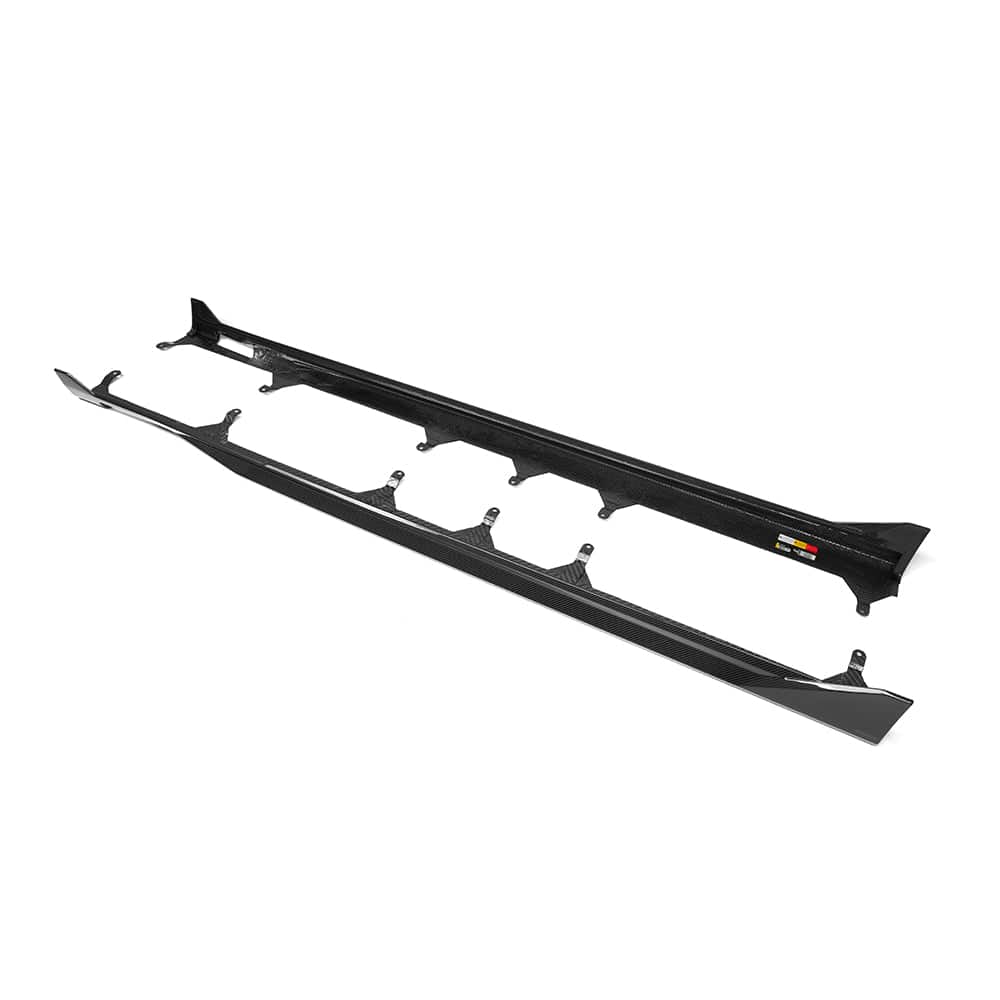 SOOQOO Side Skirt SOOQOO BMW X7 G07 Side Skirt In Gloss Carbon
