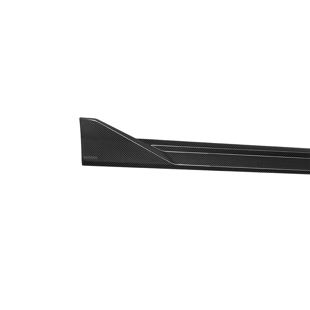 SOOQOO Side Skirt SOOQOO BMW X7 G07 Side Skirt In Gloss Carbon