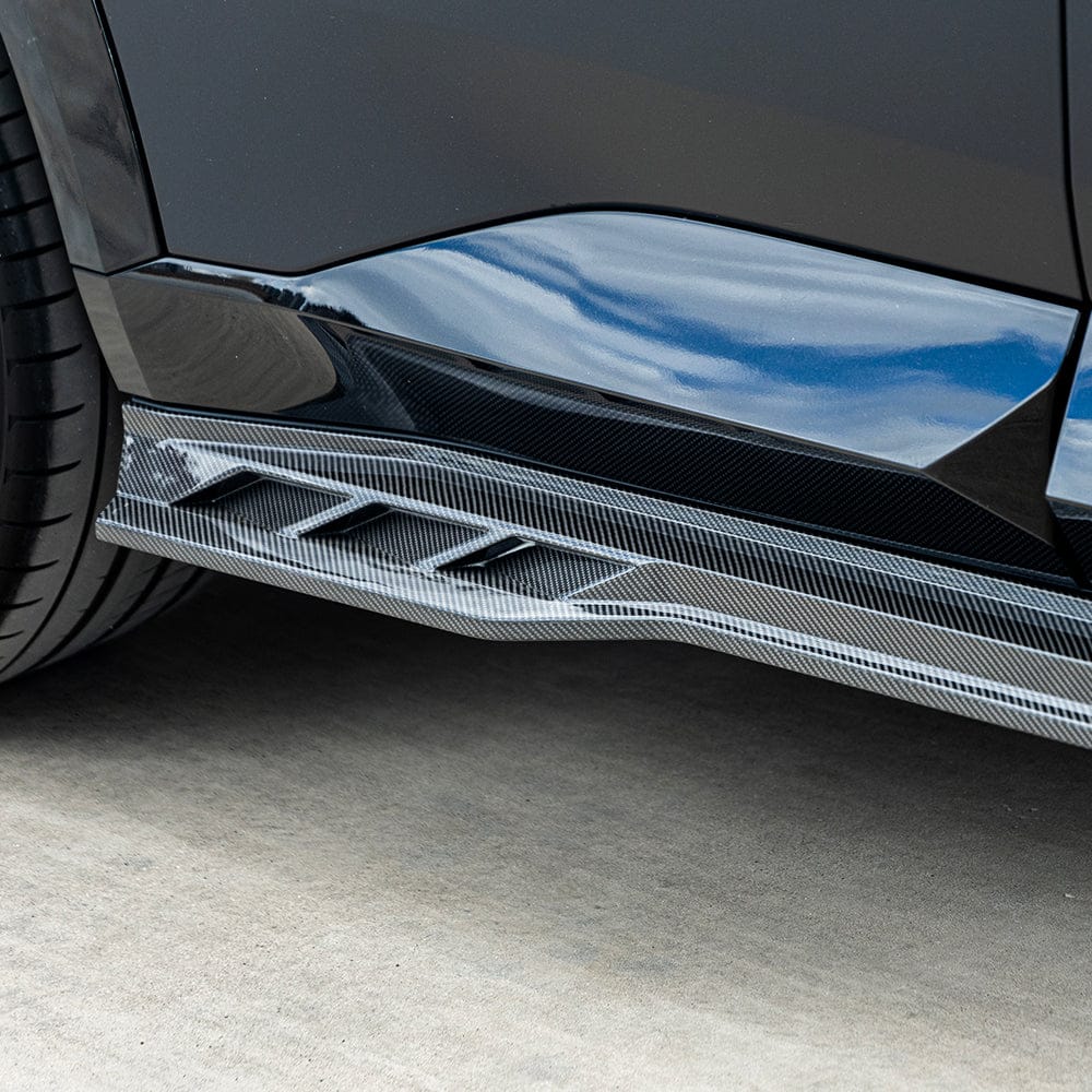 SOOQOO Side Skirt SOOQOO BMW XM G09 Side Skirt In Prepreg Carbon Fiber