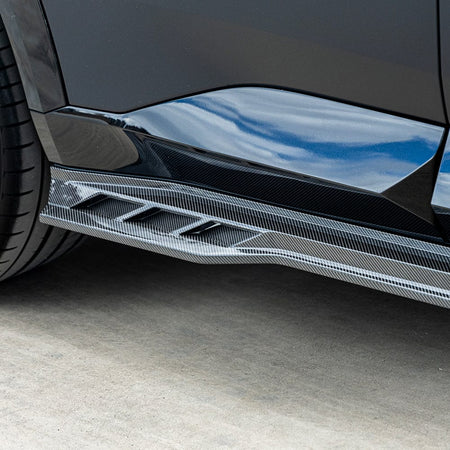 SOOQOO Side Skirt SOOQOO BMW XM G09 Side Skirt In Prepreg Carbon Fiber
