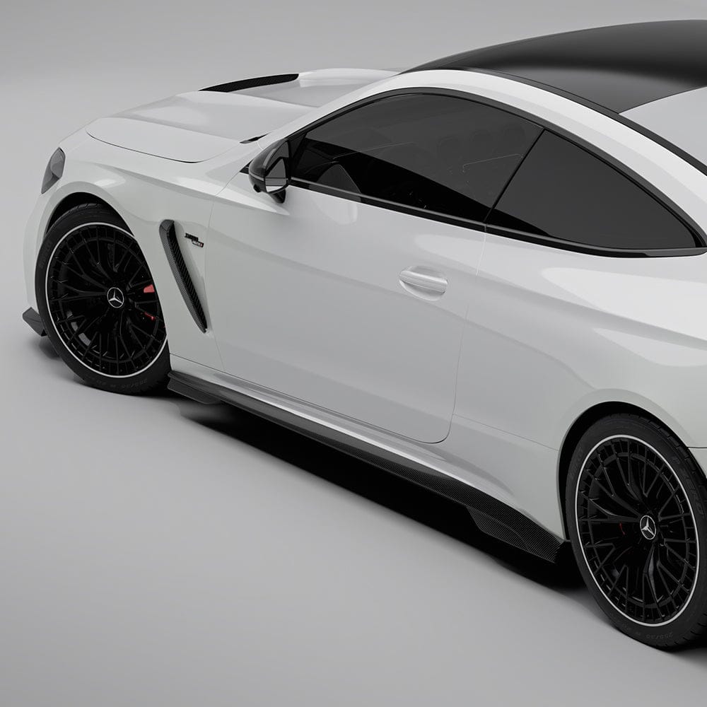 SOOQOO Side Skirt SOOQOO MERCEDES-AMG CLE 53 C236 Side Skirt In Prepreg Carbon Fiber