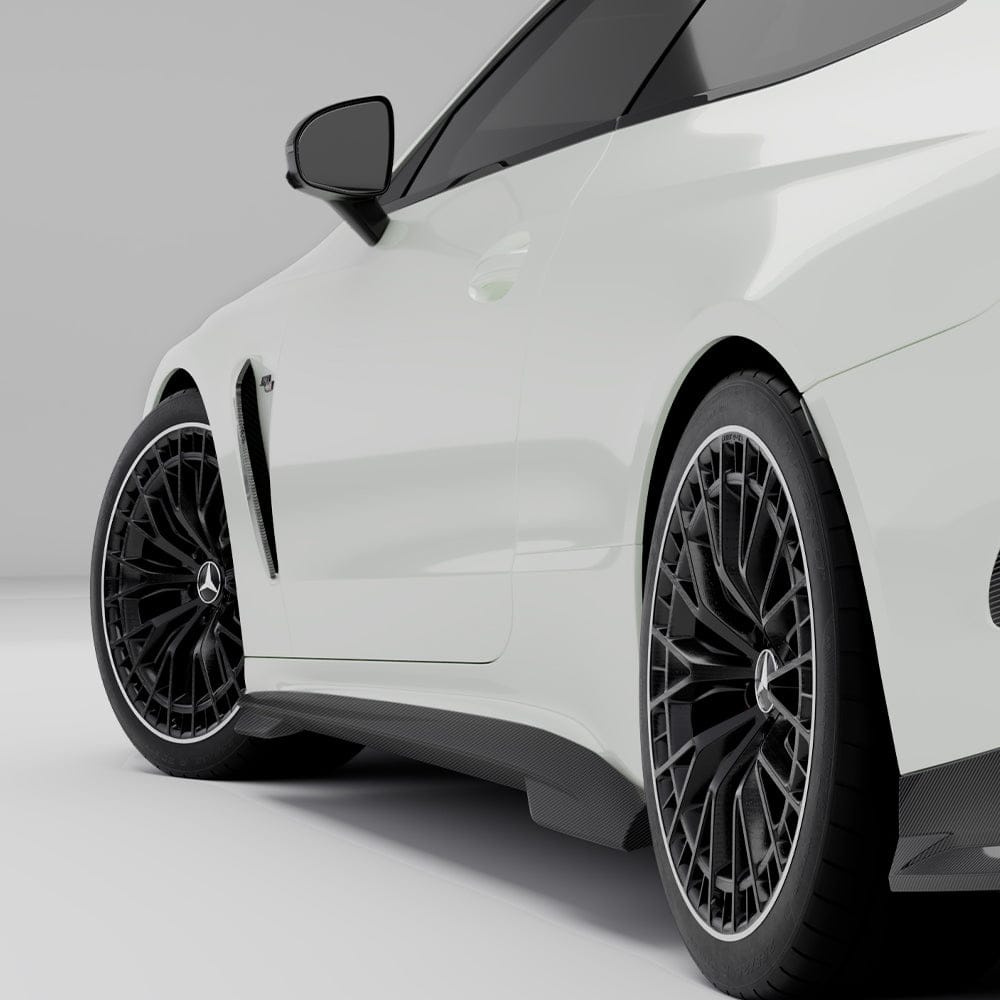 SOOQOO Side Skirt SOOQOO MERCEDES-AMG CLE 53 C236 Side Skirt In Prepreg Carbon Fiber