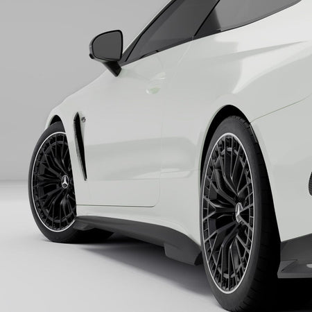 SOOQOO Side Skirt SOOQOO MERCEDES-AMG CLE 53 C236 Side Skirt In Prepreg Carbon Fiber