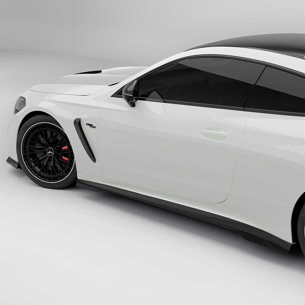 SOOQOO Side Skirt SOOQOO MERCEDES-AMG CLE 53 C236 Side Skirt In Prepreg Carbon Fiber