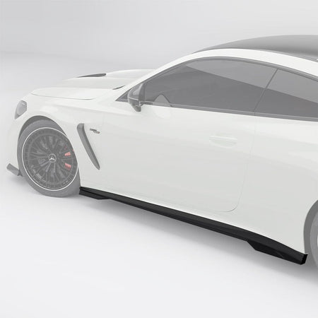 SOOQOO Side Skirt SOOQOO MERCEDES-AMG CLE 53 C236 Side Skirt In Prepreg Carbon Fiber