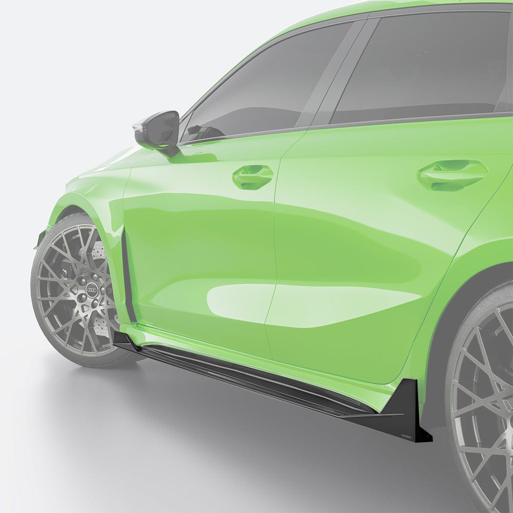 SOOQOO Side Skirts SOOQOO AUDI RS3 8Y Side Skirt In Prepreg Carbon Fiber