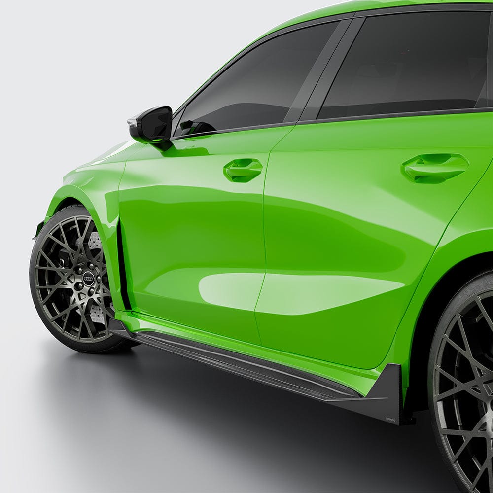SOOQOO Side Skirts SOOQOO AUDI RS3 8Y Side Skirt In Prepreg Carbon Fiber