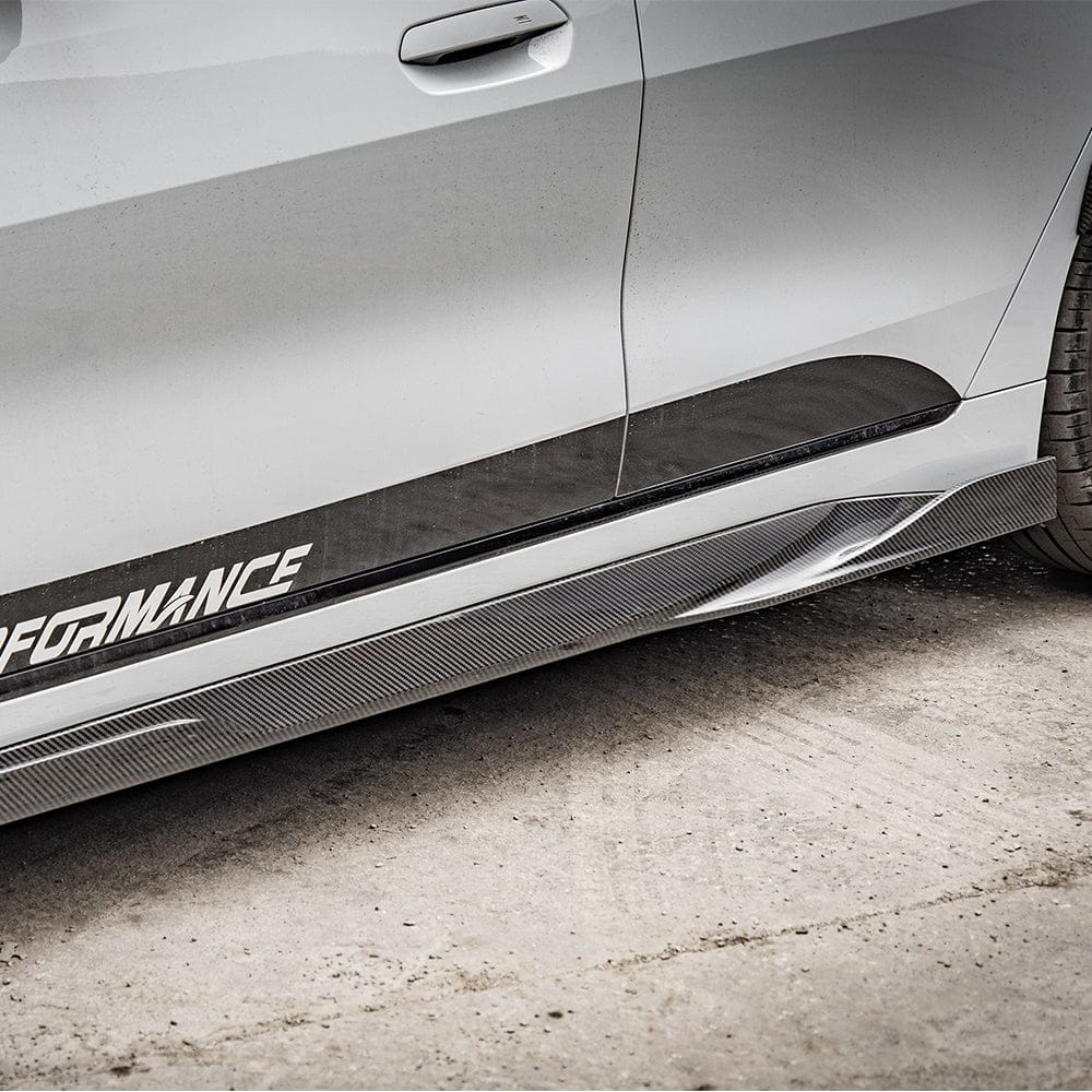 SOOQOO Side Skirts SOOQOO BMW 4 Series G26 Side Skirt In Prepreg Carbon Fiber