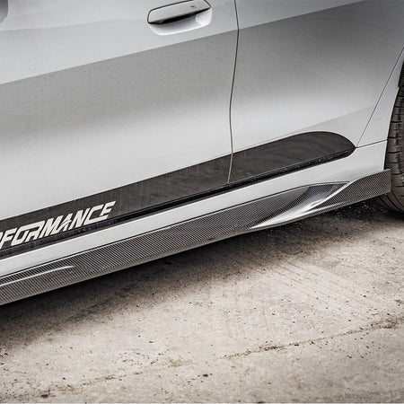 SOOQOO Side Skirts SOOQOO BMW 4 Series G26 Side Skirt In Prepreg Carbon Fiber