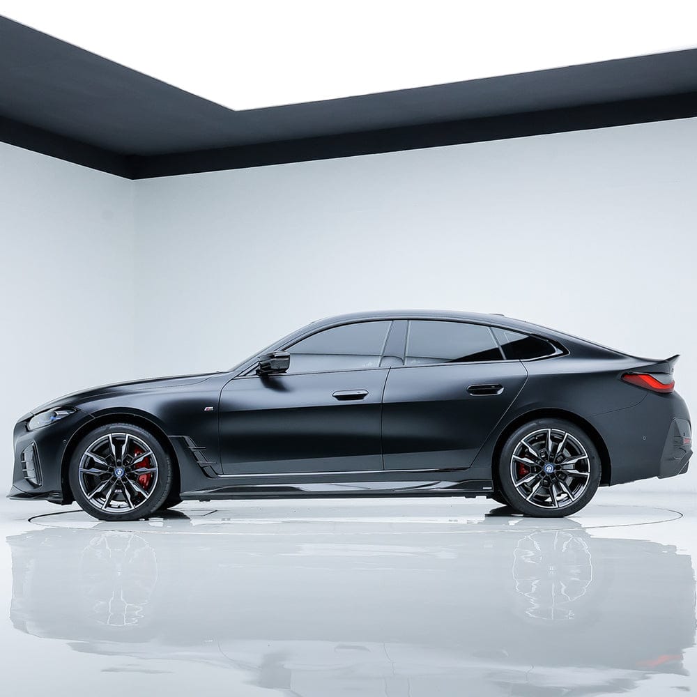 SOOQOO Side Skirts SOOQOO BMW i4 G26 Side Skirt In Prepreg Carbon Fiber