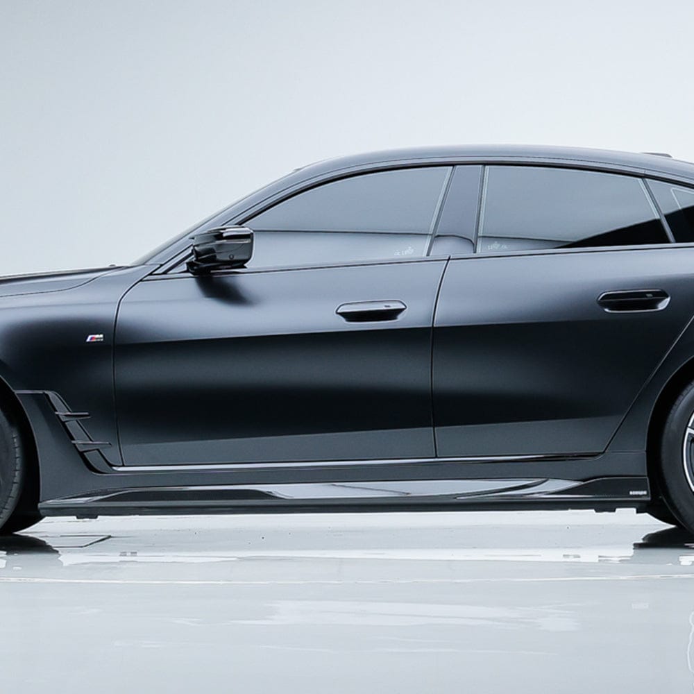 SOOQOO Side Skirts SOOQOO BMW i4 G26 Side Skirt In Prepreg Carbon Fiber