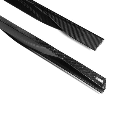 SOOQOO Side Skirts SOOQOO BMW i4 G26 Side Skirt In Prepreg Carbon Fiber