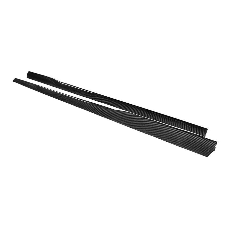SOOQOO Side Skirts SOOQOO BMW i4 G26 Side Skirt In Prepreg Carbon Fiber