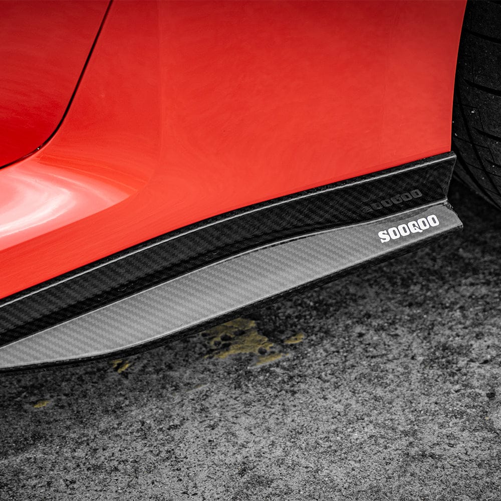 SOOQOO Side Skirts SOOQOO BMW M2 G87 Side Skirt In Prepreg Carbon Fiber