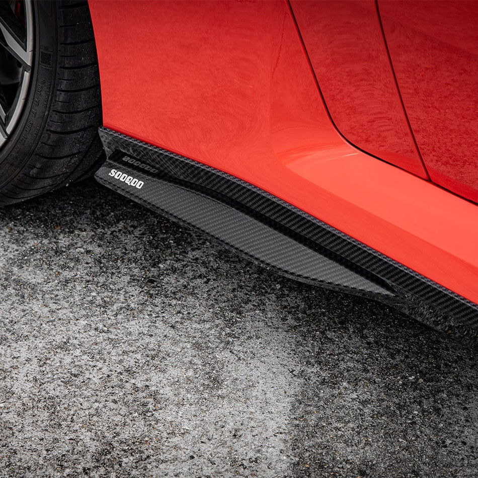 SOOQOO Side Skirts SOOQOO BMW M2 G87 Side Skirt In Prepreg Carbon Fiber