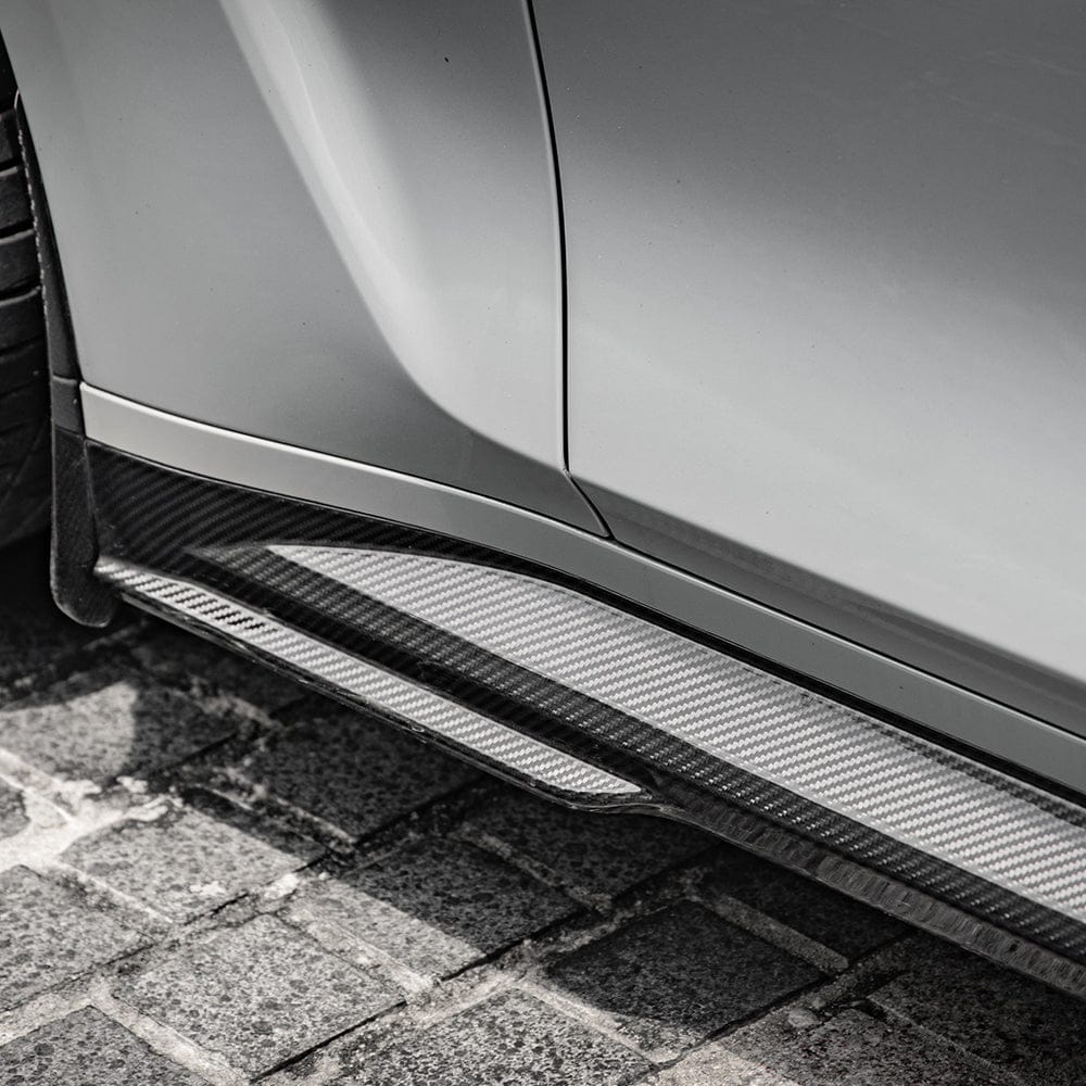 SOOQOO Side Skirts SOOQOO BMW M3 G80 Side Skirt In Prepreg Carbon Fiber