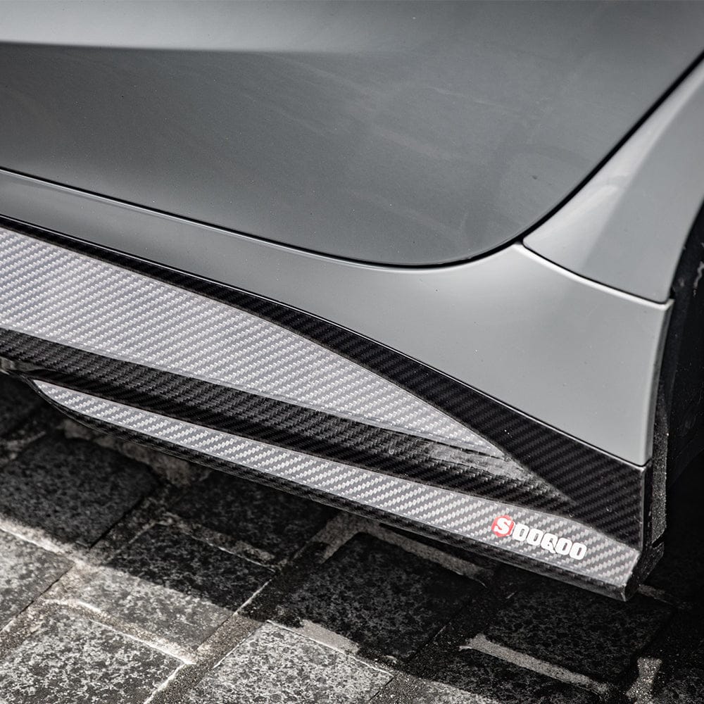 SOOQOO Side Skirts SOOQOO BMW M3 G80 Side Skirt In Prepreg Carbon Fiber