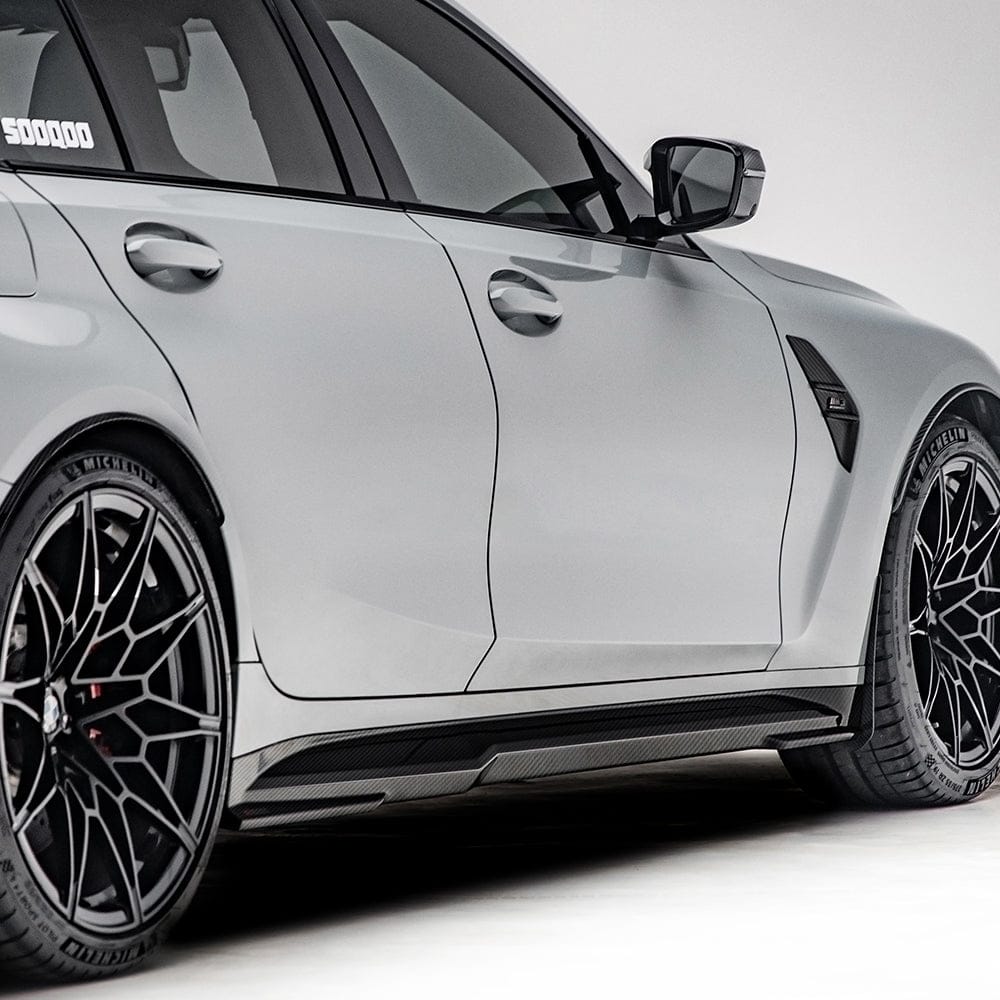 SOOQOO Side Skirts SOOQOO BMW M4 G82 Side Skirt In Prepreg Carbon Fiber