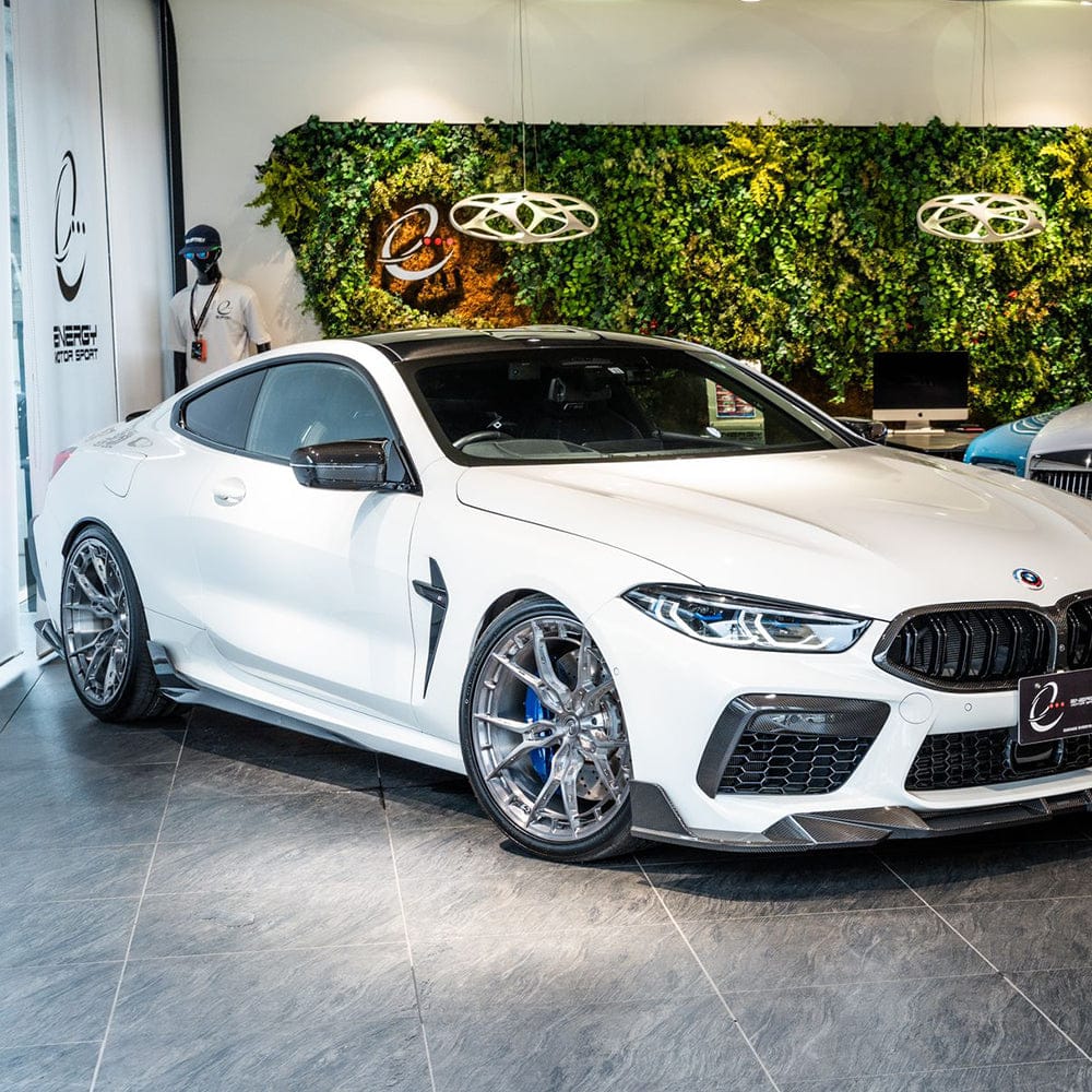SOOQOO Side Skirts SOOQOO BMW M8 F92 Side Skirt In Prepreg Carbon Fiber