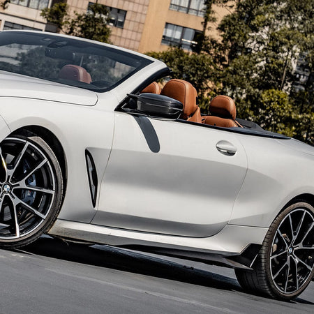 SOOQOO Side Skirts SOOQOO BMW M8 F92 Side Skirt In Prepreg Carbon Fiber