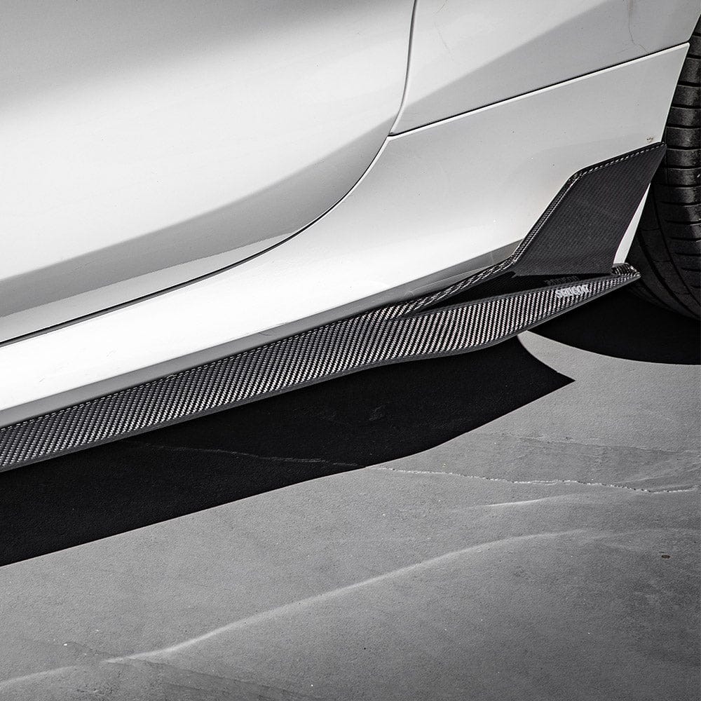 SOOQOO Side Skirts SOOQOO BMW M8 F92 Side Skirt In Prepreg Carbon Fiber