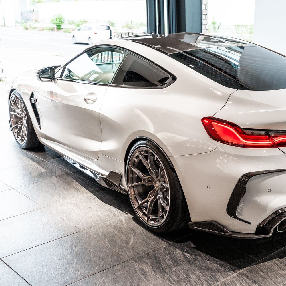 SOOQOO Side Skirts SOOQOO BMW M8 F92 Side Skirt In Prepreg Carbon Fiber