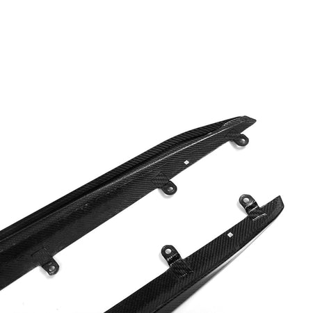 SOOQOO Side Skirts SOOQOO BMW M8 F92 Side Skirt In Prepreg Carbon Fiber