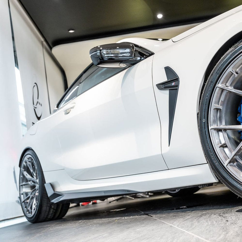 SOOQOO Side Skirts SOOQOO BMW M8 F92 Side Skirt In Prepreg Carbon Fiber