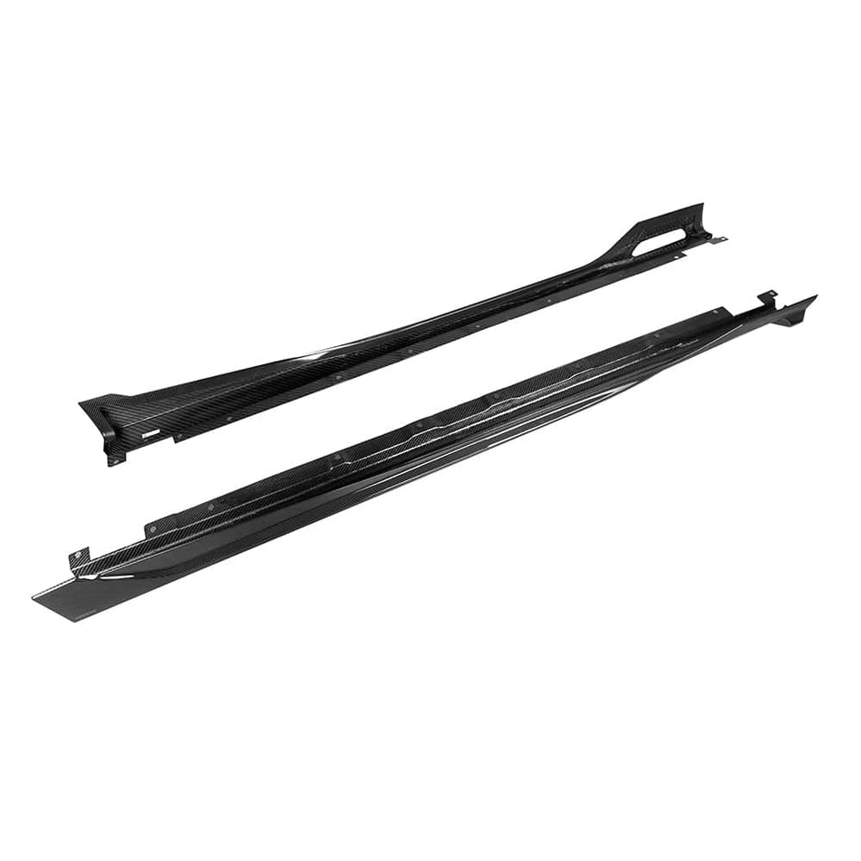 SOOQOO Side Skirts SOOQOO BMW X3 G45 Side Skirt In Prepreg Carbon FIber