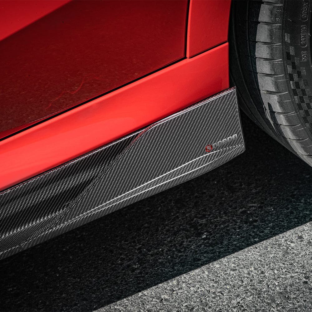 SOOQOO Side Skirts SOOQOO BMW X6M F96 Side Skirt In Prepreg Carbon Fiber
