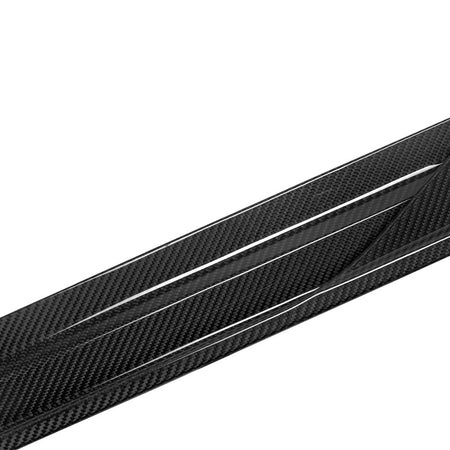 SOOQOO Side Skirts SOOQOO BMW X6M F96 Side Skirt In Prepreg Carbon Fiber