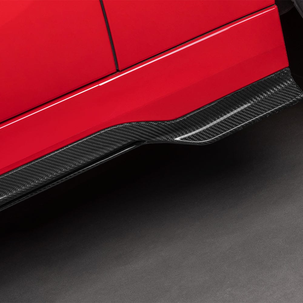 SOOQOO Side Skirts SOOQOO BMW X6M F96 Side Skirt In Prepreg Carbon Fiber