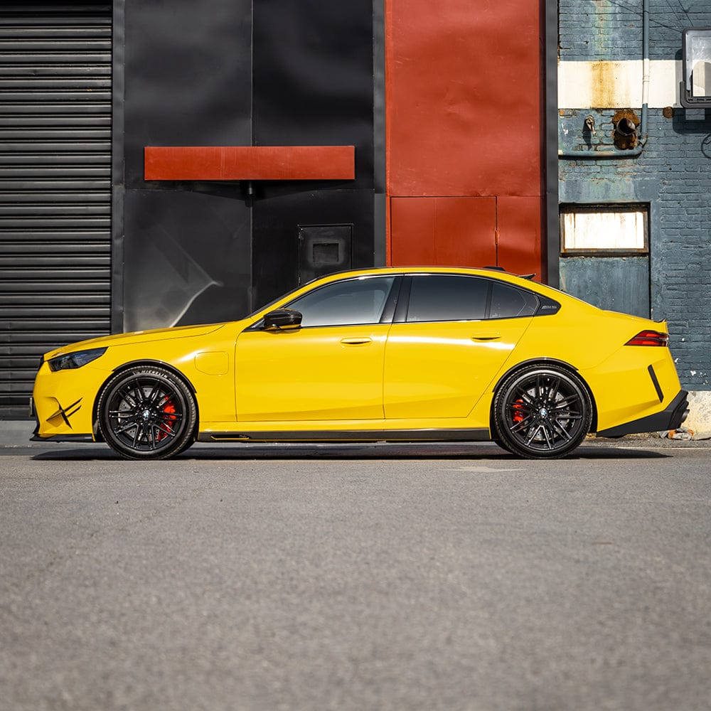 SOOQOO Side Skirts SOOQOO V1 BMW M5 G90 Side Skirt in Prepreg Carbon Fiber
