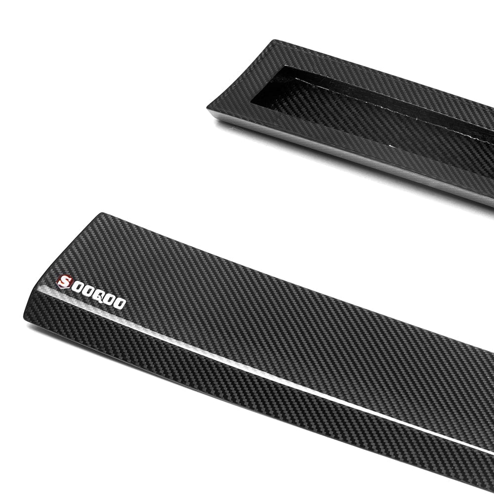 SOOQOO Side Skirts SOOQOO V1 BMW M5 G90 Side Skirt in Prepreg Carbon Fiber