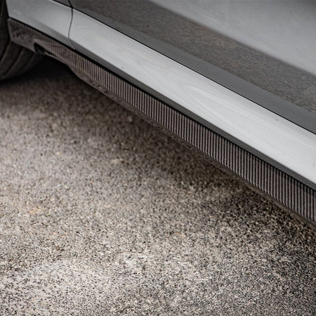 SOOQOO Side Skirts SOOQOO V1 BMW X3M F97 Side Skirt In Prepreg Carbon Fiber