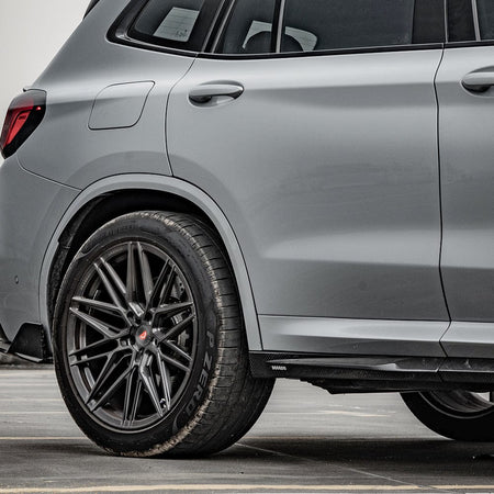 SOOQOO Side Skirts SOOQOO V1 BMW X3M F97 Side Skirt In Prepreg Carbon Fiber