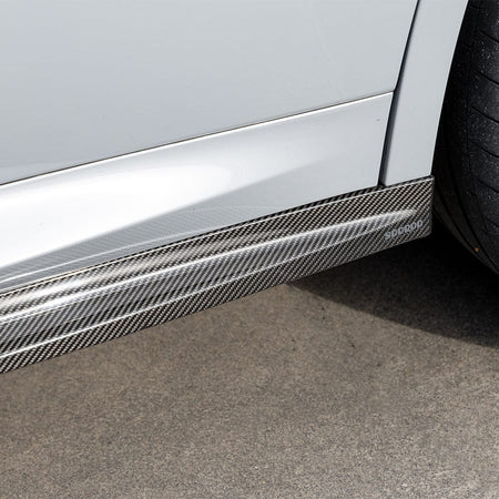 SOOQOO Side Skirts SOOQOO V2 BMW X3M F97 X4M F98 Side Skirt In Prepreg Carbon Fiber